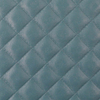 Preview: Kunstleder Steppoptik gedecktes mint (10 cm)